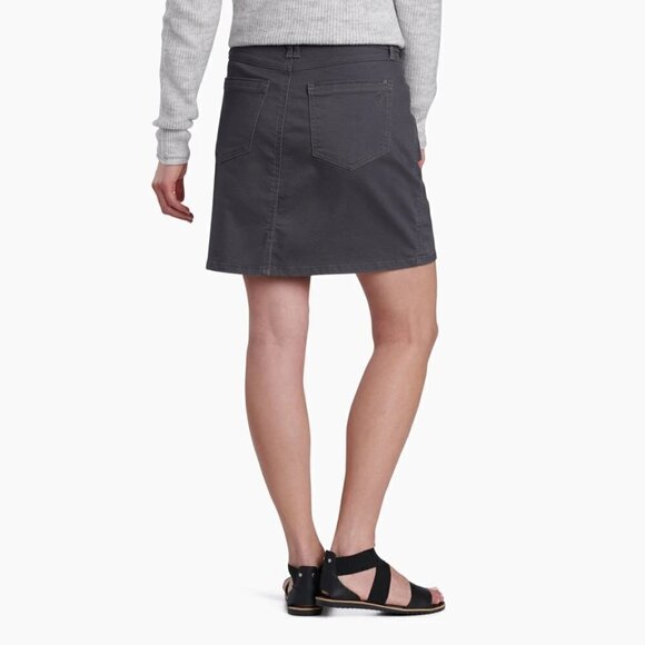 2 for $26 Kuhl Women's Kontour Gray Mini Skirt Size 8 - Picture 4 of 11
